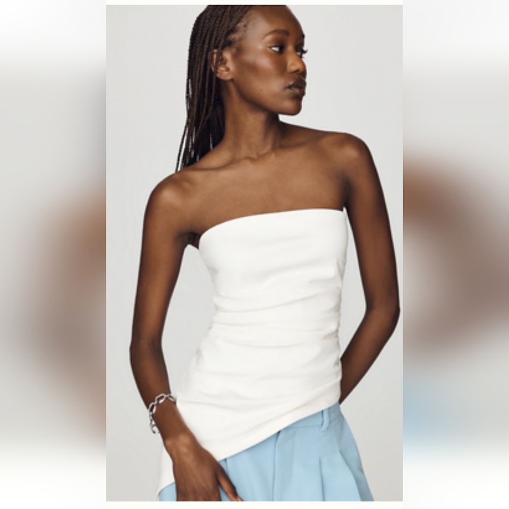Maeve Asymmetric Tube Top